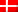 Shows the flag for the country: Dansk