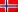 Shows the flag for the country: Norsk